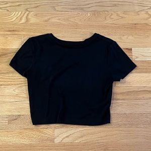 Black Crop Top